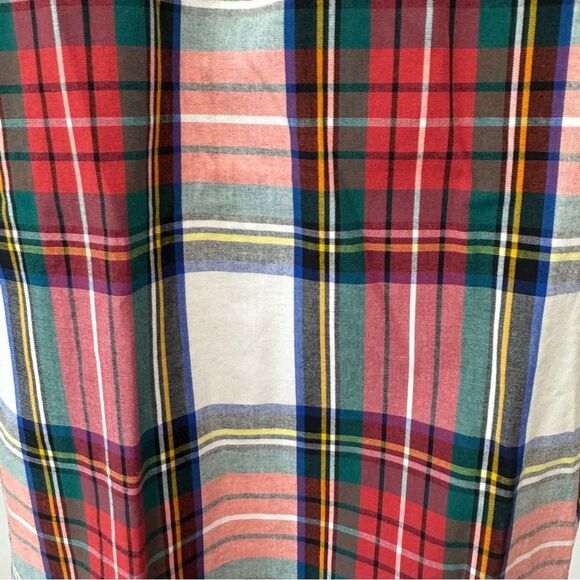 Girls' top in snowy Stewart tartan Sleeve Top Size 14 - Picture 5 of 7